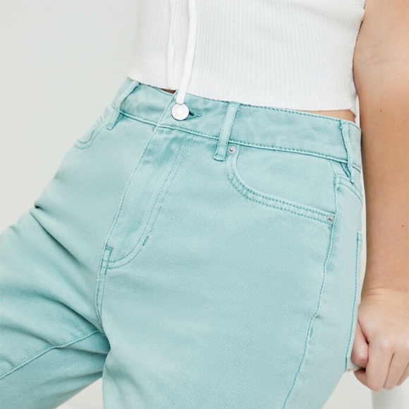 Green Pacsun Mom Jeans - Picture 4 of 7
